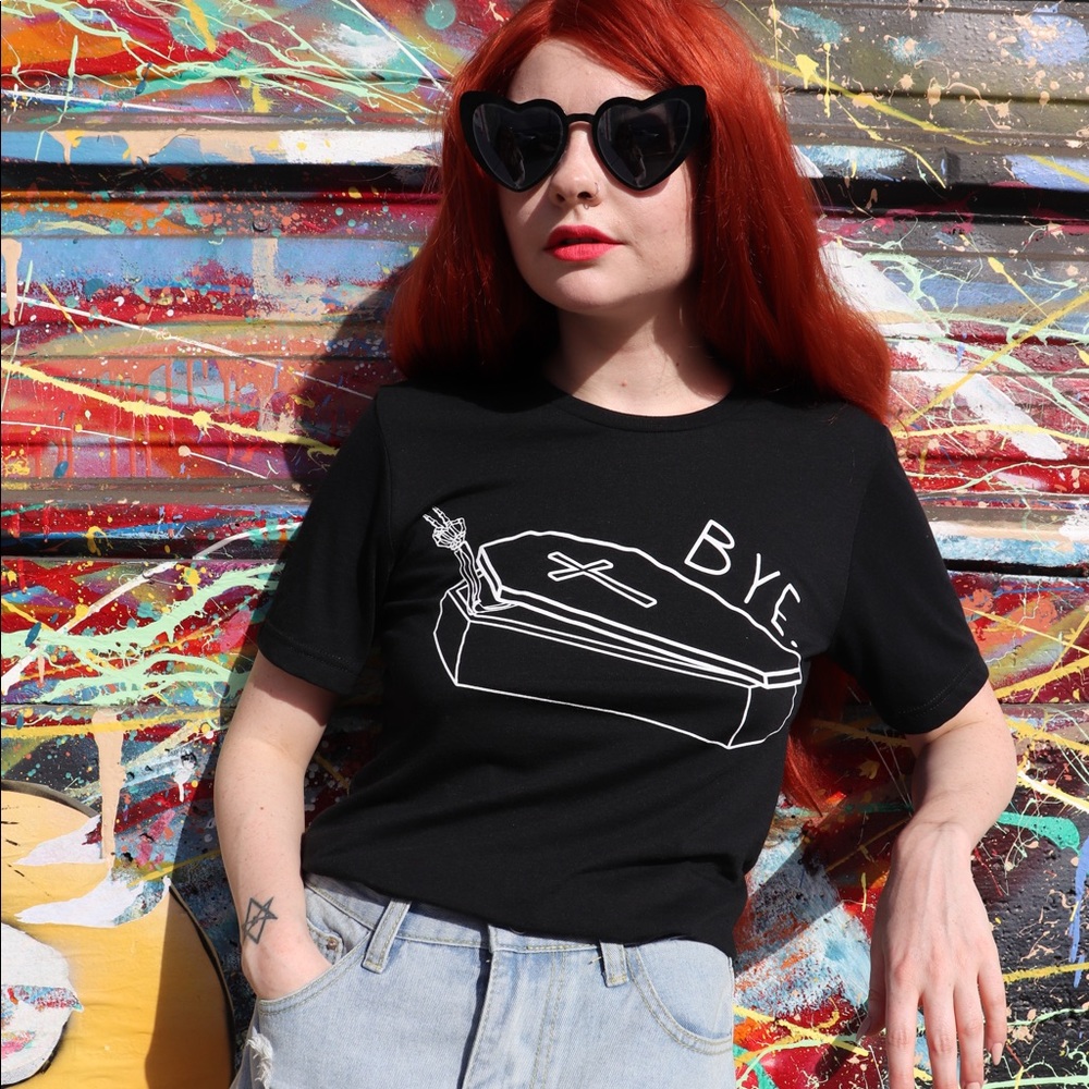Bye Tee by Unique Vintage